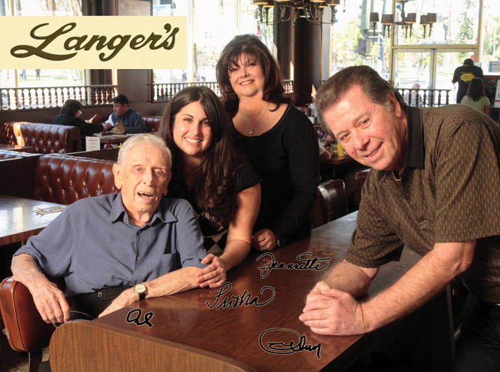 The Langer Family in 2007: Al, Trisha, Jeannette and Norm.